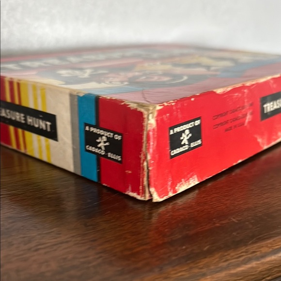 Vintage Treasure Hunt Board Game by Cadaco Ellis 1940s-50s - Picture 4 of 7